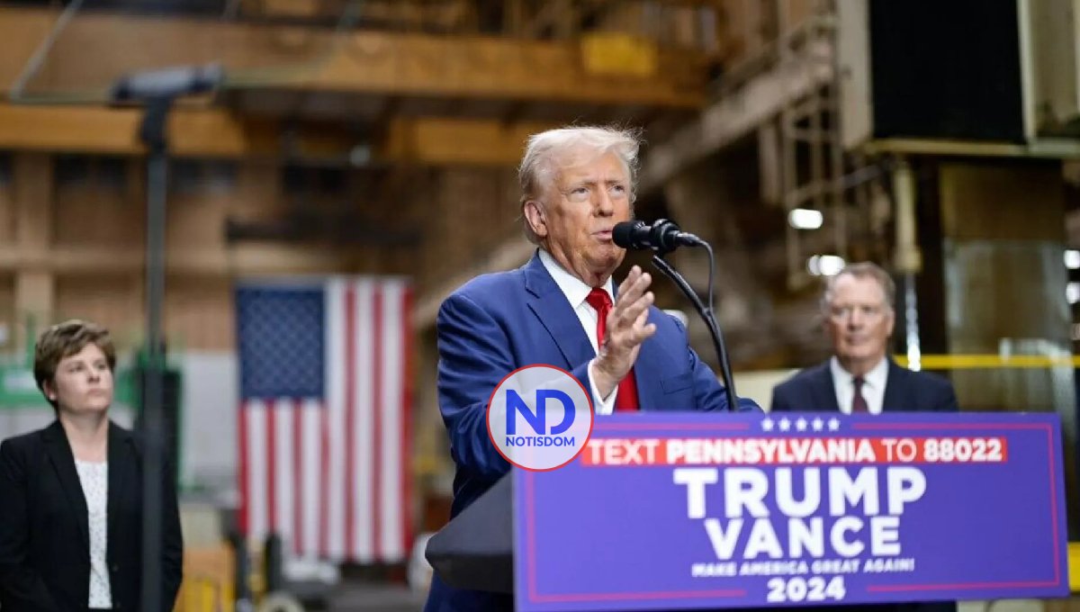 Trump llama a su rival Kamala Harris deficiente mental