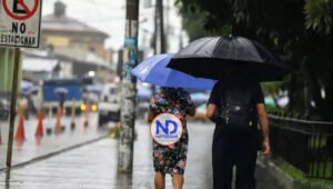 Vaguada continuará incidiendo sobre RD; vigilan dos zonas de aguaceros