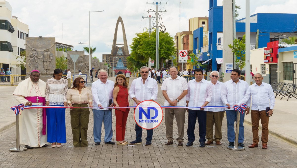 Gobierno inaugura obras en el entorno de la basílica Higüey