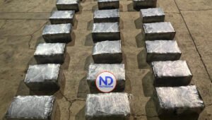 Autoridades se incautan de 201 paquetes cocaína en Monte Cristi