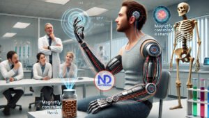 Desarrollan la primera prótesis controlada a través de imanes