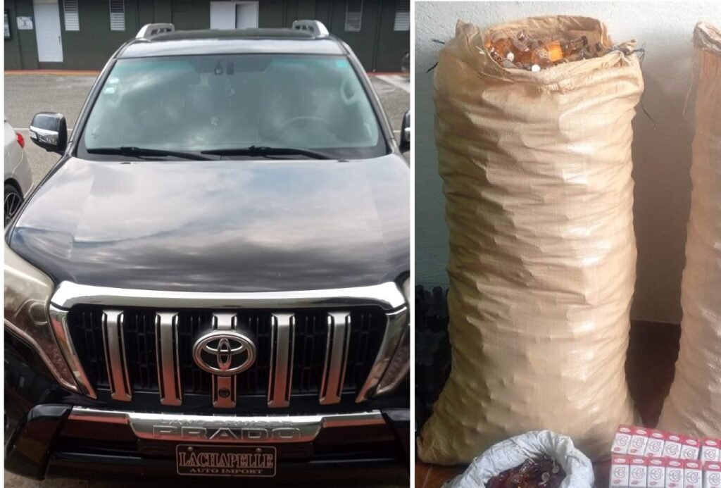 Ana Rosaida Fernandez Guzman Apresan coronela del ERD por contrabando bebidas y cigarrillos