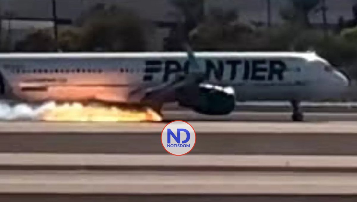 Avión en llamas aterriza de emergencia cubría la ruta San Diego- Las Vegas