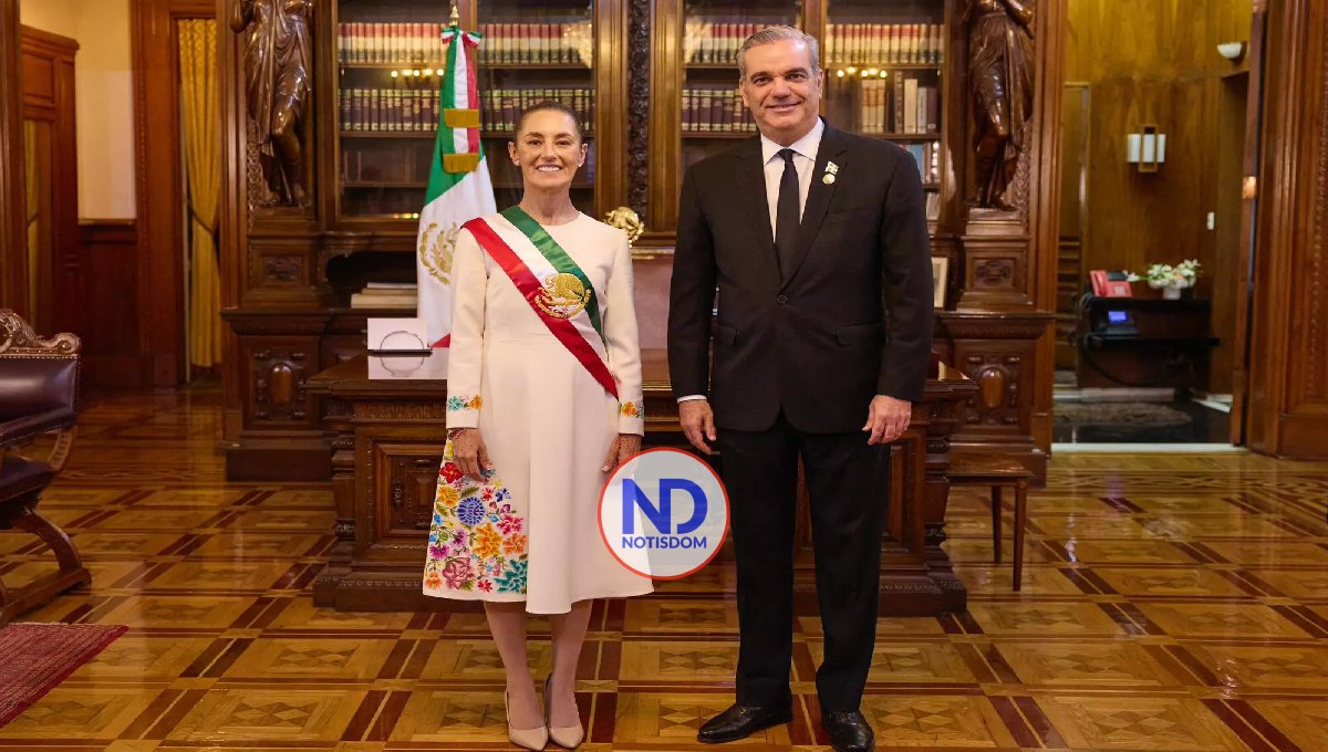 Abinader desea éxito a recién posesionada presidenta de México