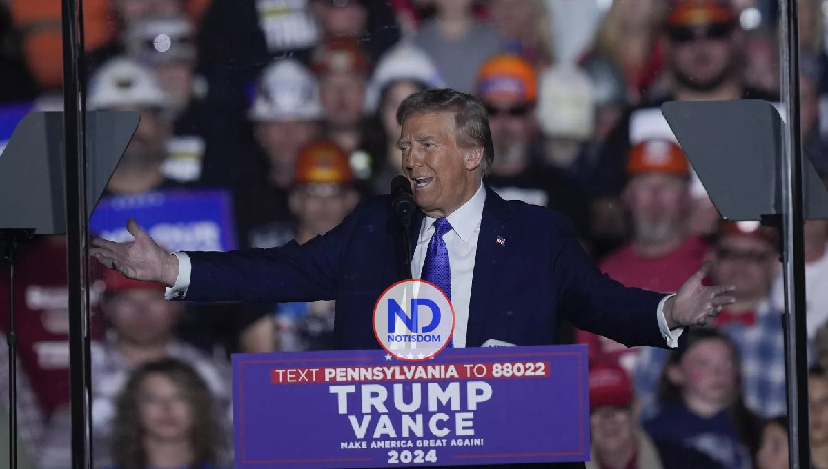 Trump cree que Harris es una amenaza para la democracia