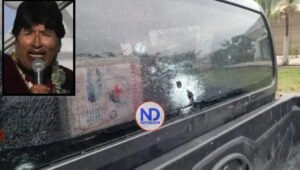Intento de asesinato a Evo Morales con 14 disparos