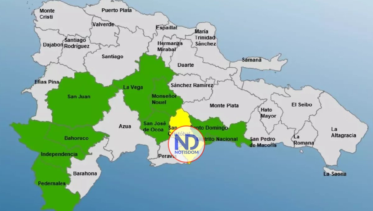 El COE aumenta a 10 las provincias bajo alerta por vaguada