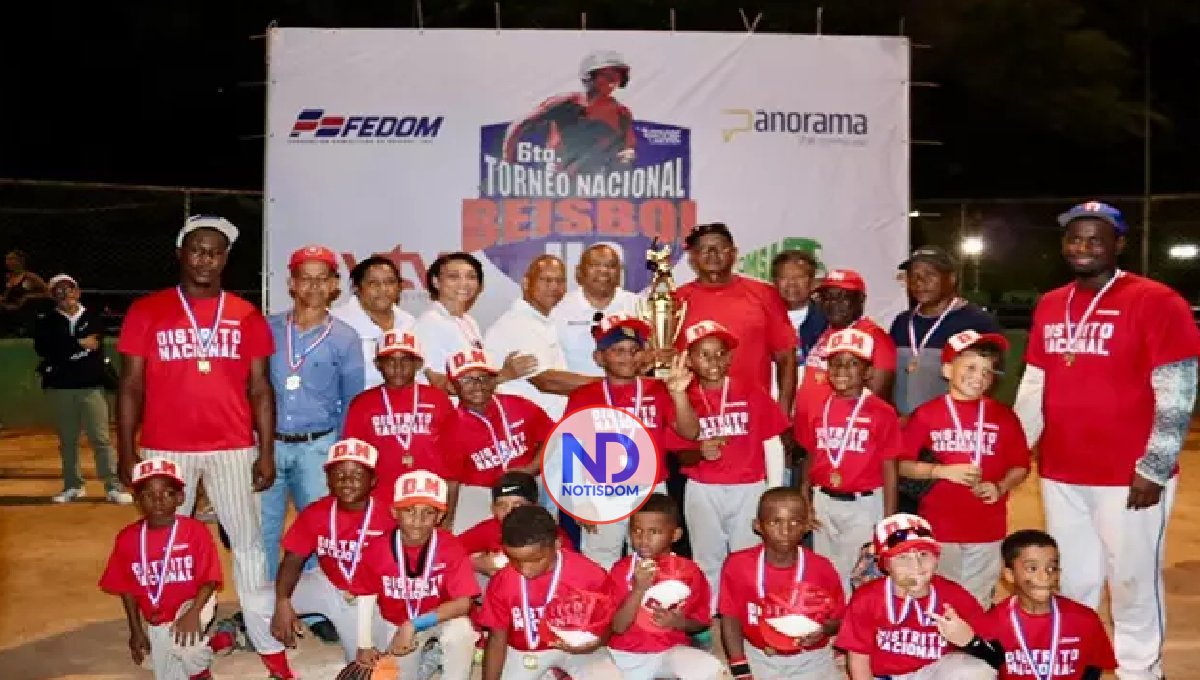 Distrito Nacional levanta el cetro de campeones del Nacional U8 de Fedom