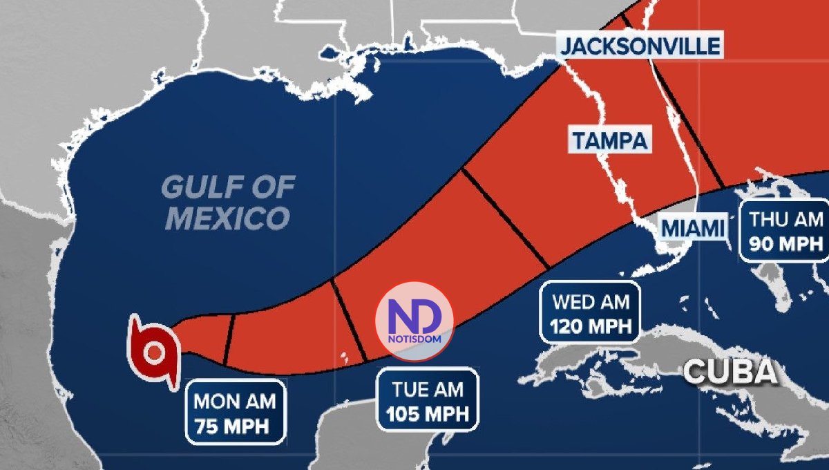 El huracán Milton pierde intensidad, pero afectaría áreas más amplias