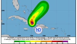 Oscar se degrada luego de tocar tierra en isla de Cuba