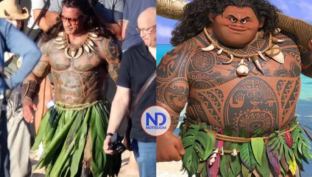 Primer vistazo a Dwayne Johnson como Maui para el live action de “Moana” 2 Primer vistazo a Dwayne Johnson como Maui para el live action de “Moana”