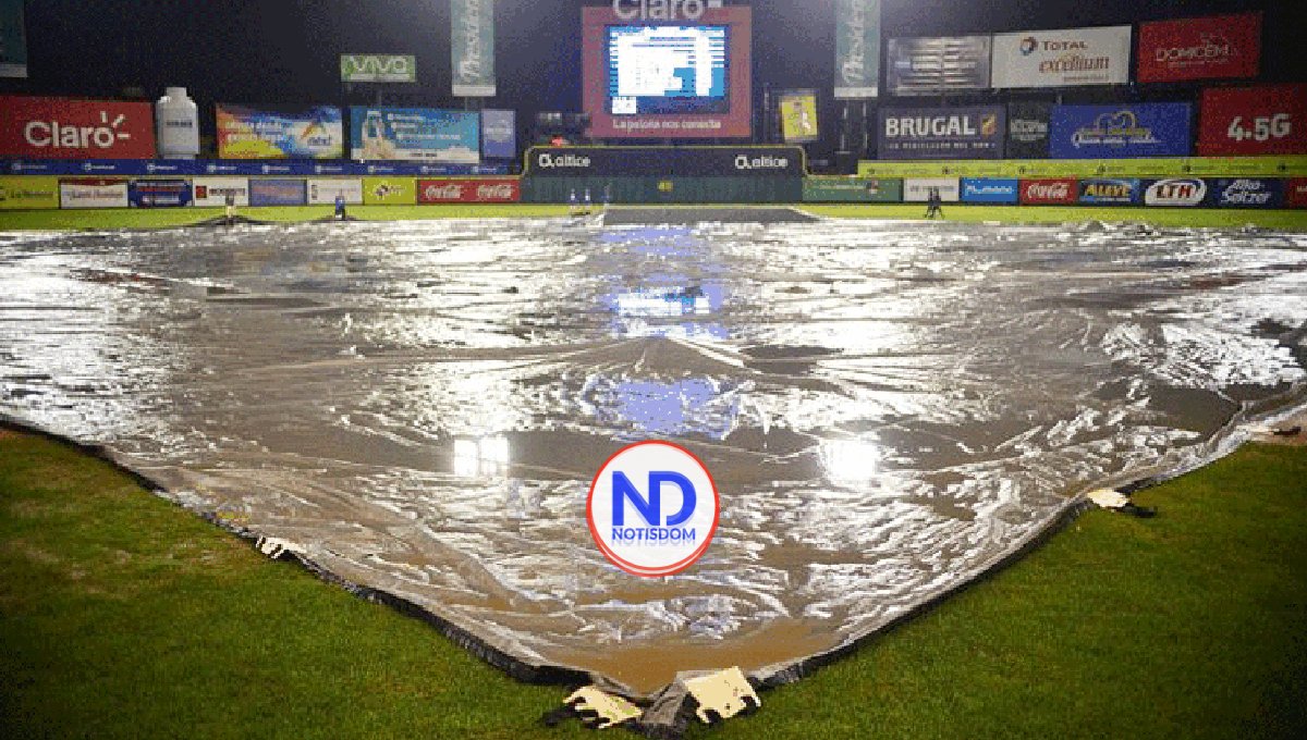 Noche sin liga de béisbol en Dominicana por fuertes lluvias