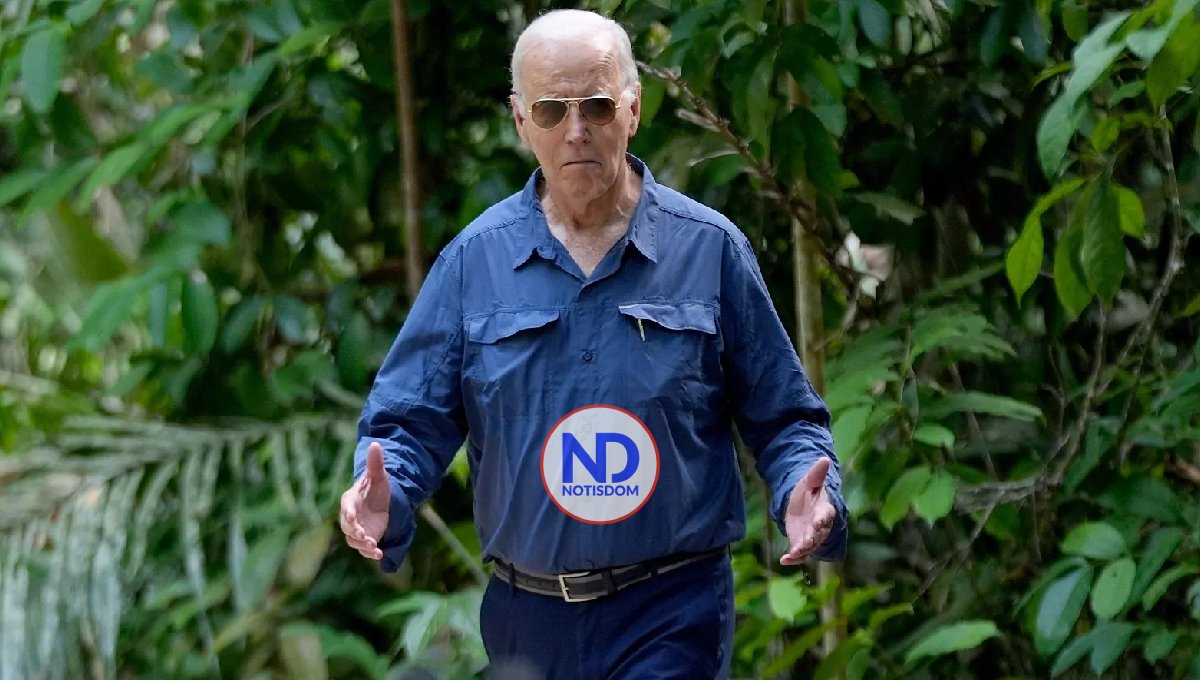 Presidente Biden se confunde y camina hacia el bosque en Brasil