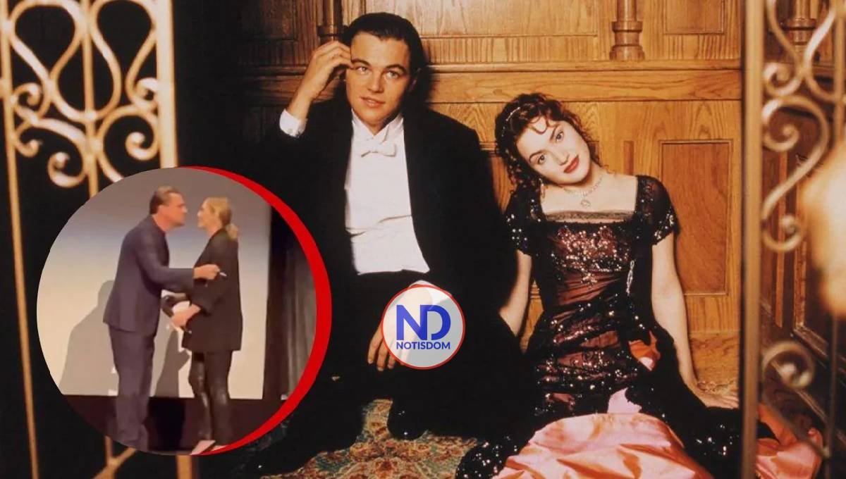 Leonardo DiCaprio y Kate Winslet se dieron un beso en su reunión tras 27 años de “Titanic” 2 Leonardo DiCaprio y Kate Winslet se dieron un beso en su reunión tras 27 años de “Titanic”