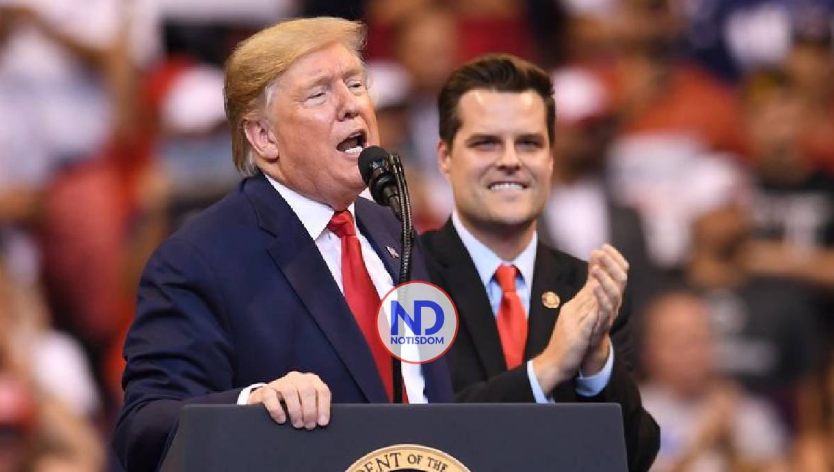 Renuncia el candidato de Trump para fiscal general, Matt Gaetz