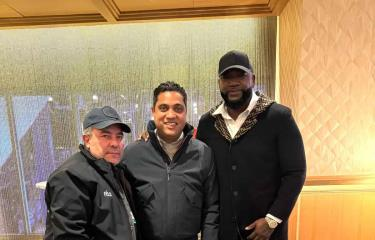 Pedro Zamora Kelvin Cruz y David Ortiz Latin Events satisfecha por resultados de Titanes del Caribe en NY