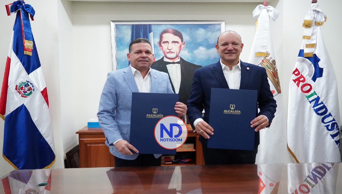 Alcaldía de Santiago y Proindustria firman acuerdo promover feria