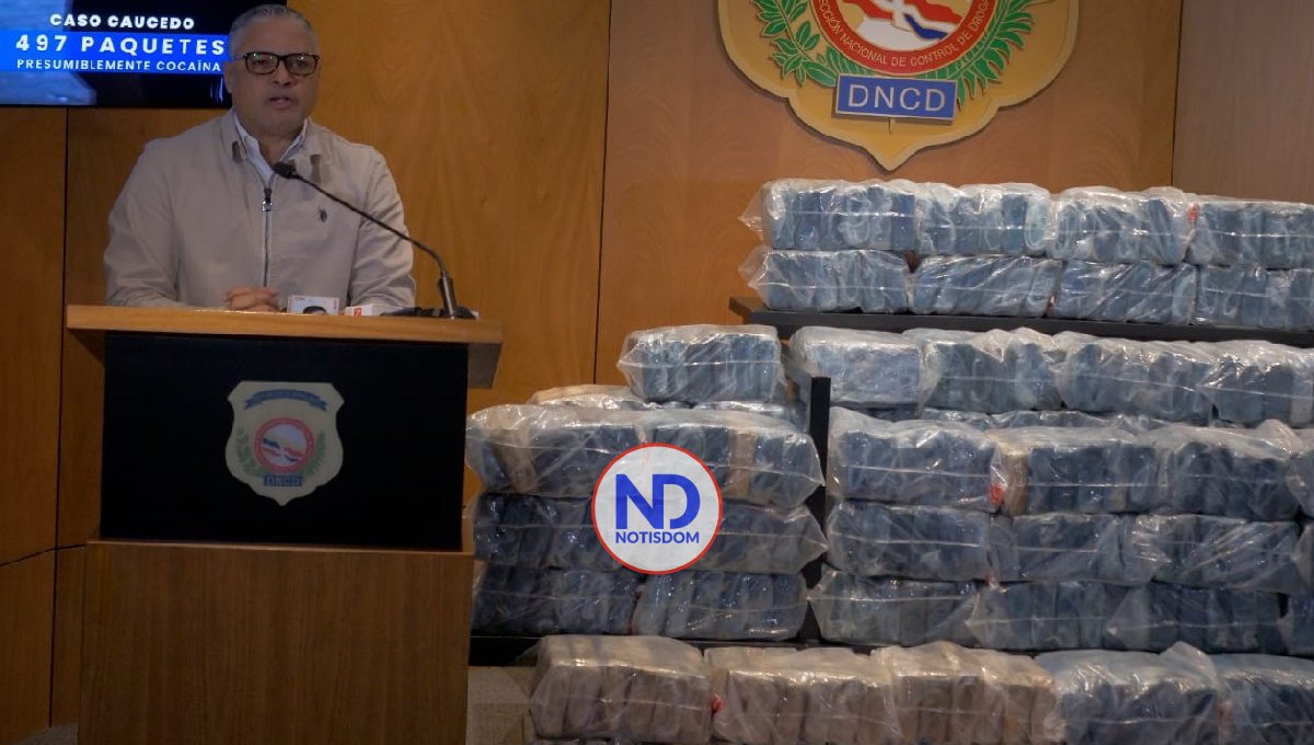 DNCD ocupa 497 paquetes de cocaína en el puerto Caucedo