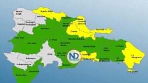 COE mantiene alerta amarilla para 7 provincias y 18 en alerta verde