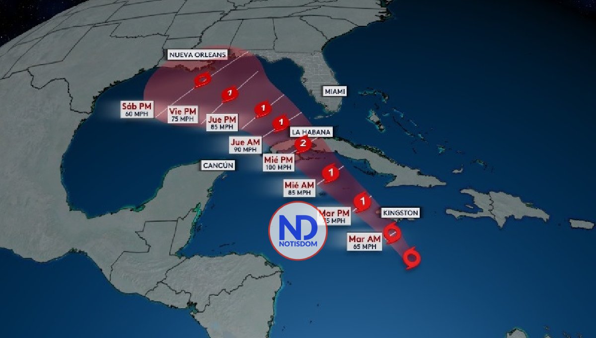 Rafael se fortalece cerca Jamaica; llegaría como huracán a Cuba