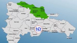 COE coloca 5 provincias en alerta verde debido a vaguada