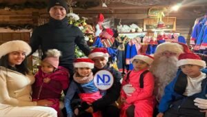 Cristiano Ronaldo pasa la Navidad con su familia en Laponia y conocen a Santa Claus