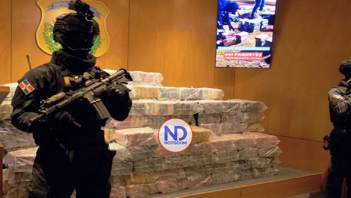 La DNCD incauta 641 paquetes de cocaína en costas Pedernales