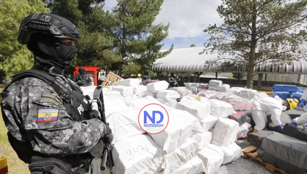 Destruyen 7,2 toneladas de droga incautadas en Ecuador
