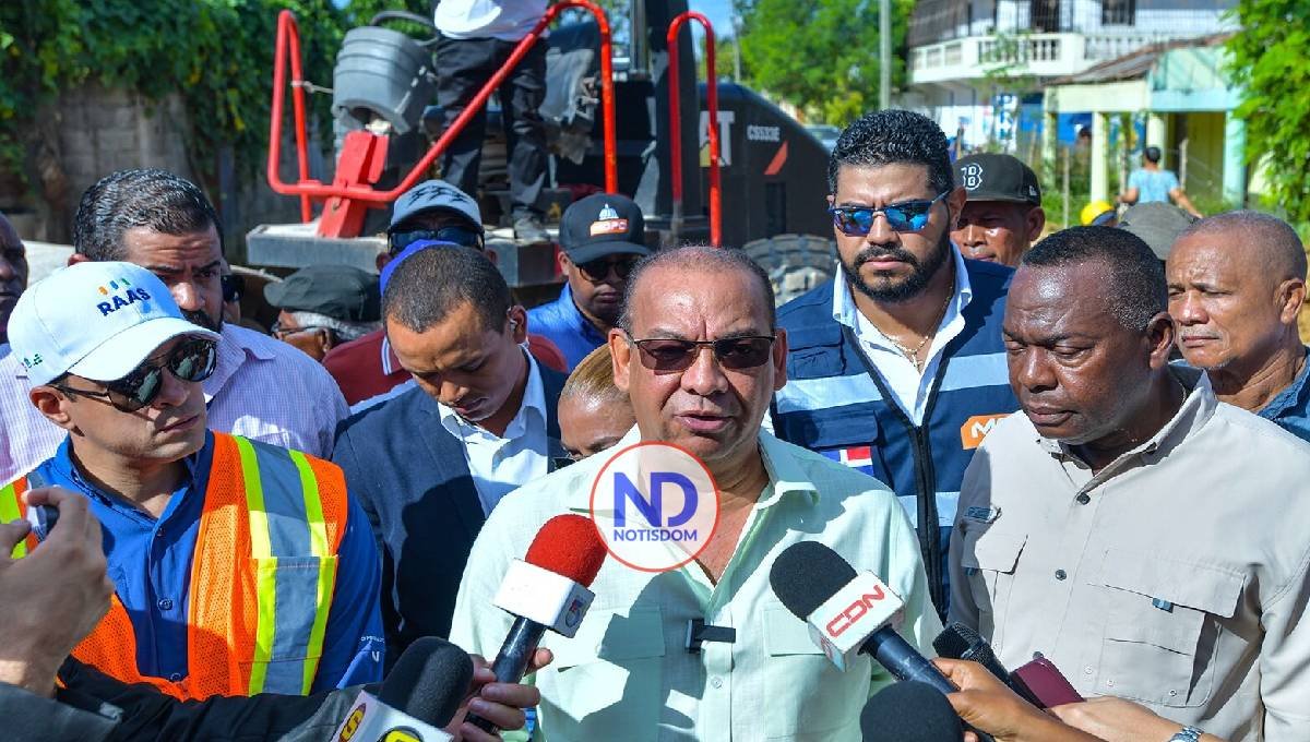 Destacan avances de obras con fondos Aerodom en Boca Chica