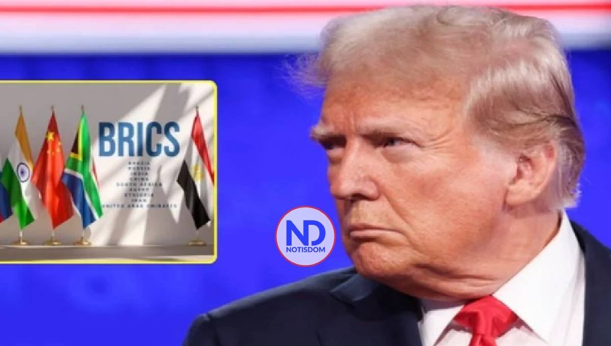 Trump amenaza a BRICS+ con imponer aranceles de 100%