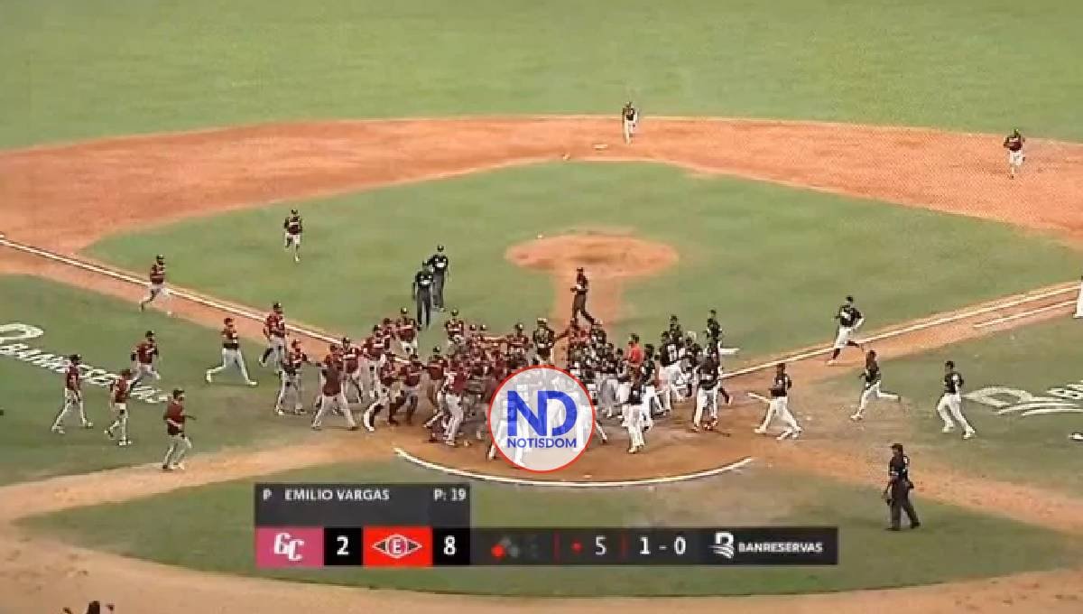 Se arma pelea en el Quisqueya entre Gigantes y Leones