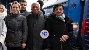 Líderes de la Unión Europea dan una muestra de apoyo a Ucrania