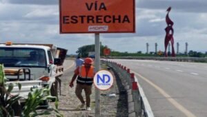 MOPC llama a conductores tener cuidado al desplazarse por vías