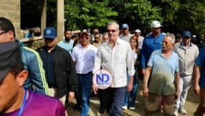 Abinader visita Puerto Plata, para coordinar acciones frente a daños provocados por lluvias