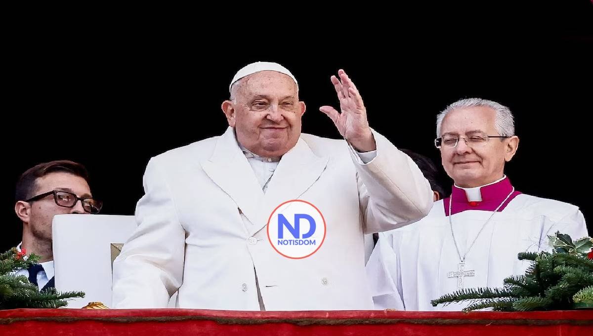 En mensaje de Navidad, Papa Francisco pide silenciar armas