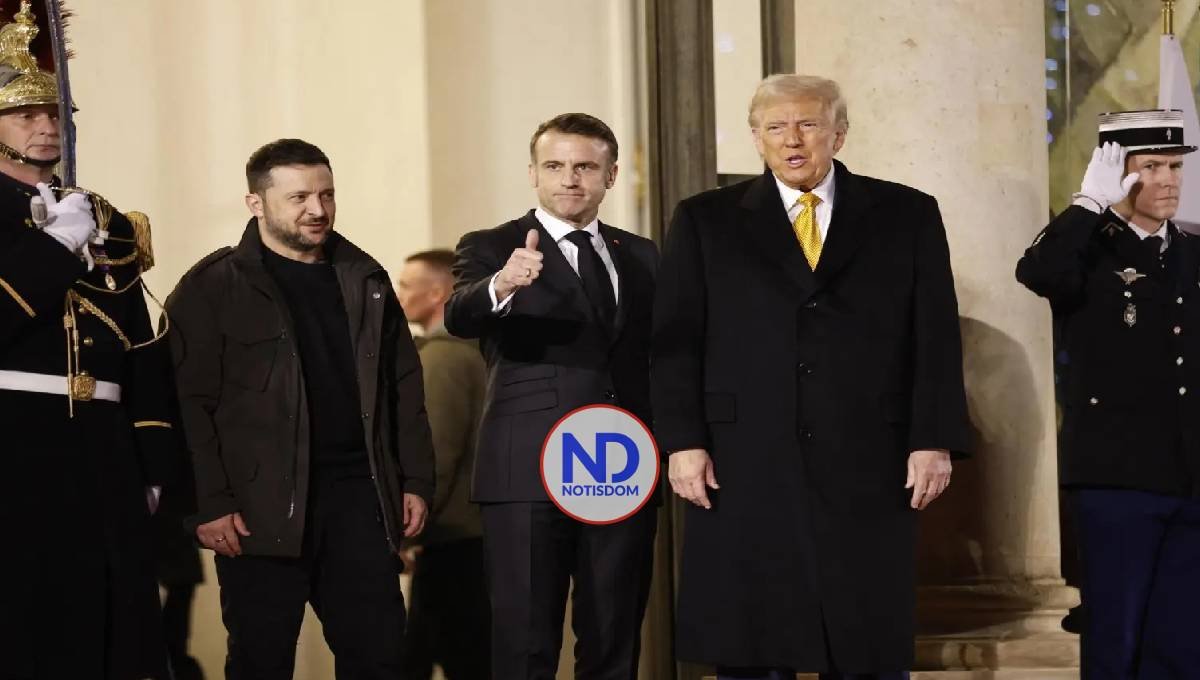 Trump y Zelenski hablan en una reunión organizada por Macrón