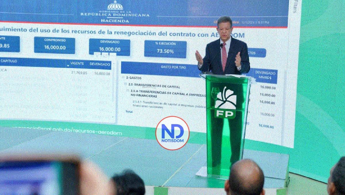 Leonel exige al Gobierno aclare destino US$775 m. de Aerodom