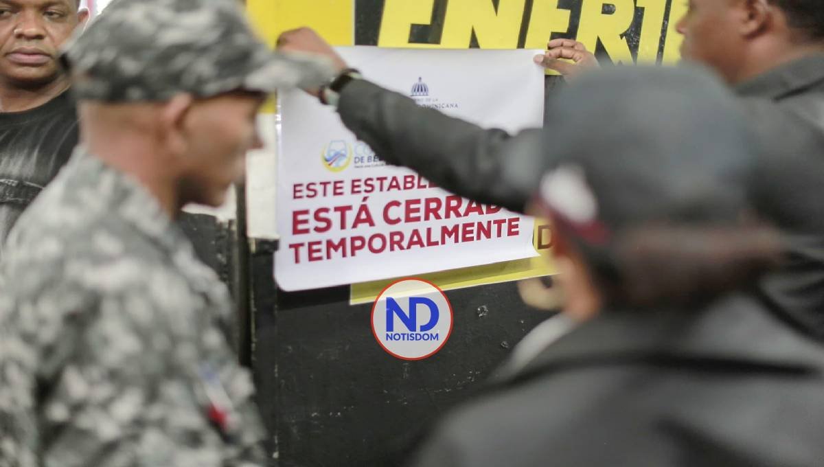 Autoridades ordenan el cierre temporal de cinco negocios por violación a las normas 2 Autoridades ordenan el cierre temporal de cinco negocios por violación a las normas