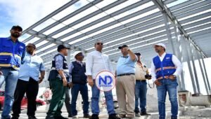Ministro Ascención supervisa trabajos del nuevo peaje de la autopista Duarte