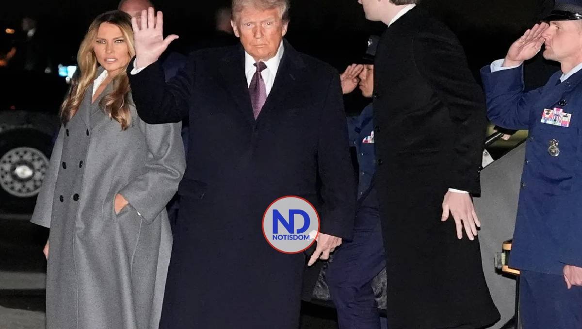 Trump llega a Washington para ceremonia de investidura EEUU