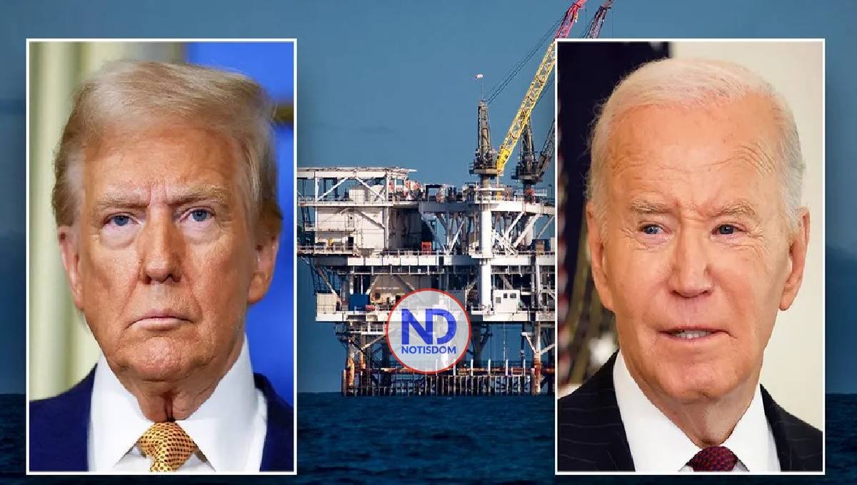 Trump anulará prohibición Biden perforar petróleo en costas de EU