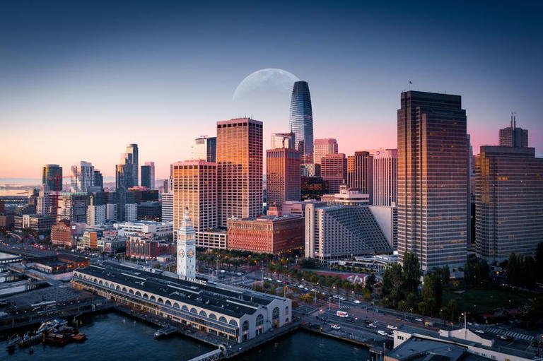 Horizonte de San Francisco Terremoto sacude a California mientras lucha contra incendios