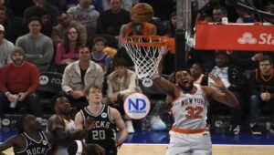 Knicks ganan en N. York con doble-doble de Karl Anthony