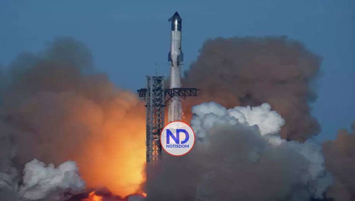 Nave Starship de SpaceX explota en región marina de Dominicana