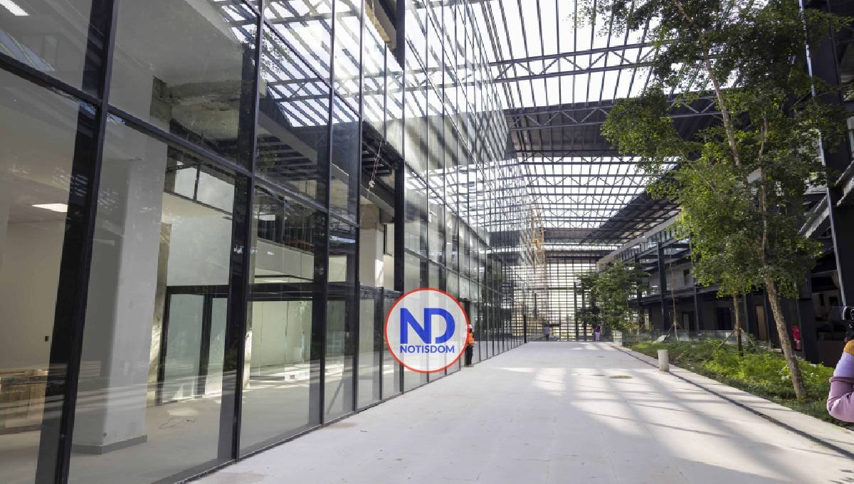 Palacio de Justicia de Santo Domingo Este, con pocos detalles por terminar