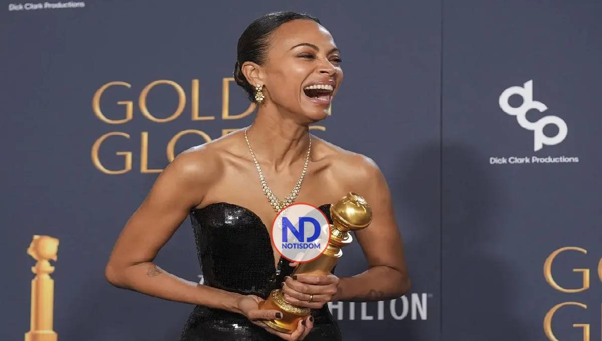 Zoe Saldaña logra el Globo de Oro a mejor actriz de reparto