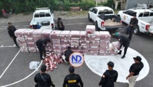 Autoridades decomisan 660 mil unidades de cigarrillos