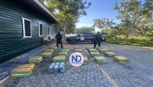 Incautan cargamento de 620 paquetes presumiblemente cocaína