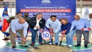 Gobierno inicia la remodelación del multiuso de Constanza