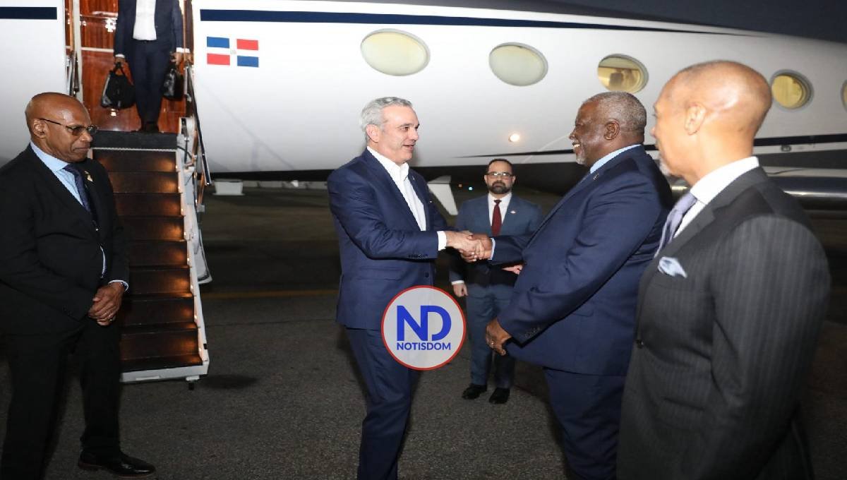 Abinader llega a Guyana para una conferencia sobre energía